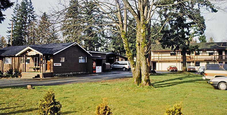 das Rustic Motel in Campbell River war 1990 und 1991 unsere Unterkunft