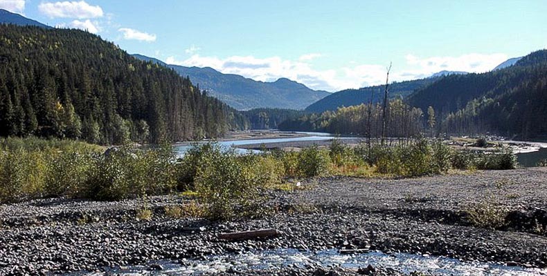 zum Fliegenfischen an den Copper River