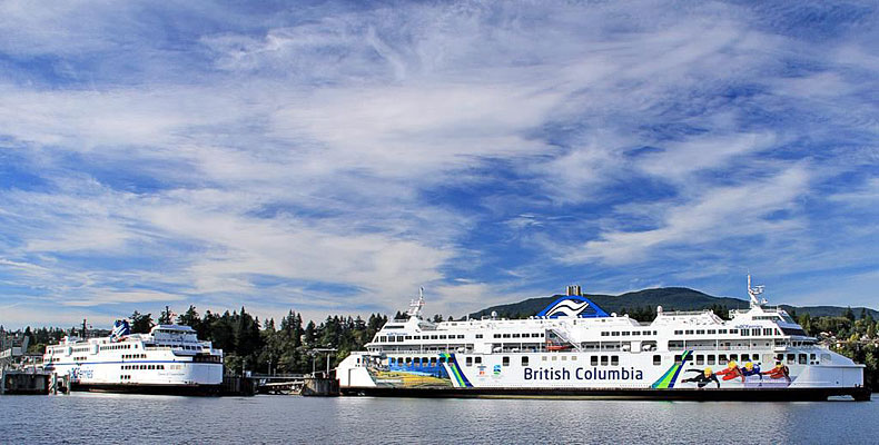 Die BC Fähre von Vancouver nach Vancouver Island