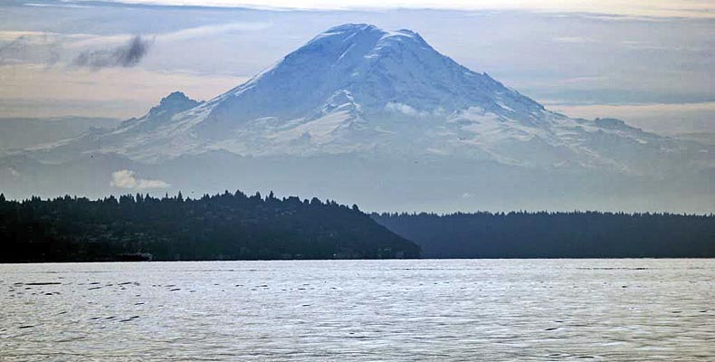 Der Mount Rainier bei Seattle