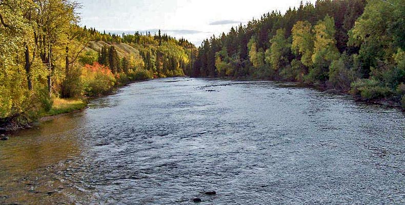 The Stellako River in BC
