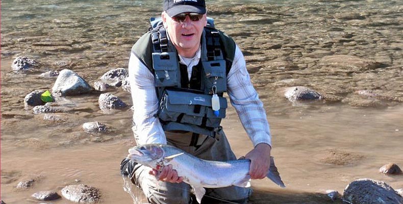 Wolfgang Fabisch with nice Copper River steelhead
