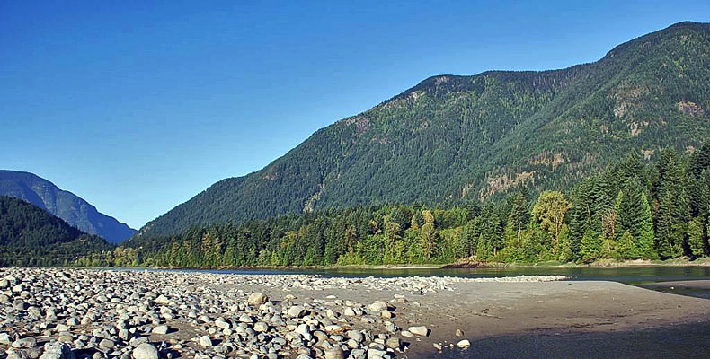 Fraser river at Hope