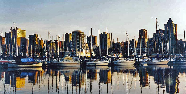 Die Skyline von Vancouver