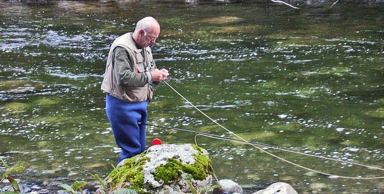 Jetzt versuchen wir es am Gold Fluss auf Vancouver Island