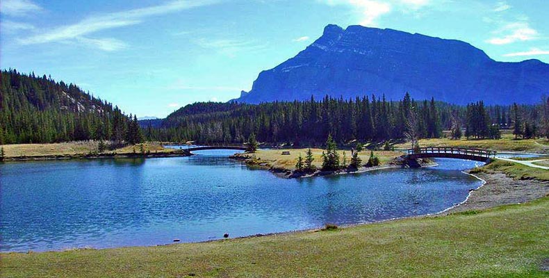 Hier sind wir im Banff Nationalpark