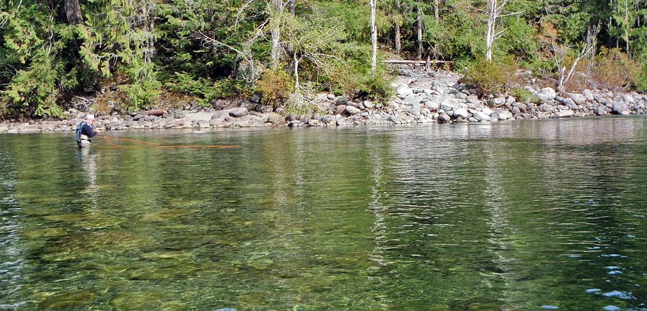 The Gold river on Vancouver Island