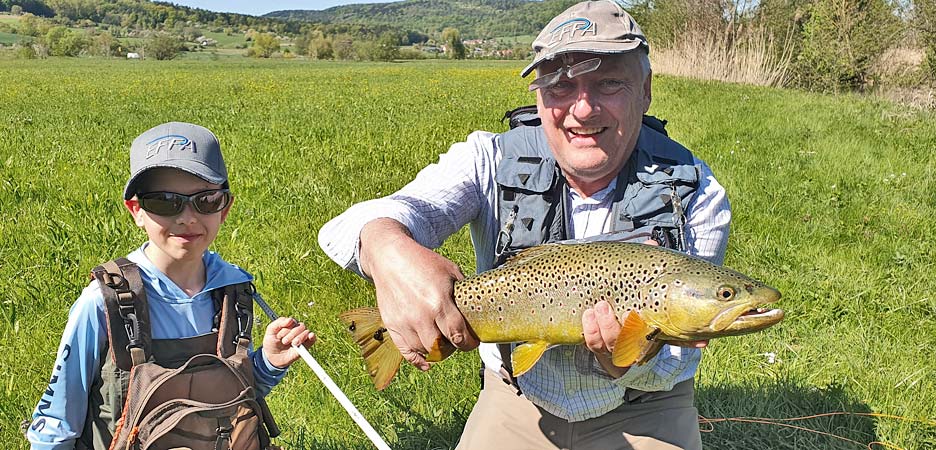Big Browntrout from river Wiesent