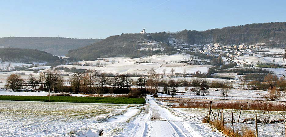the river wiesent in winter